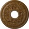 Ekena Millwork Baltimore Medallion (Canopies up to 5 1/2"), 15 3/8"OD x 4 1/4"ID x 1 1/2"P, Smokey Topaz Crackle CM15BASTC - alternate 1